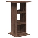  Barbord med oppbevaring brun eik 60x60x102 cm konstruert tre 8721158386229