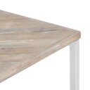 vidaXL Salongbord 110x110x36 cm heltre mango