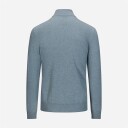 Half Zip Wool-Cashmere Sea Green