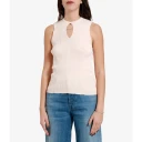 Simona Corsellini Dame Topper Beige S,