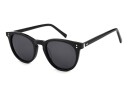 solbriller Lychee fra eo Selection Svart Acetate rund Large