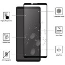 Sony Xperia 10 VI Full Cover Beskyttelsesglass Svart Kant