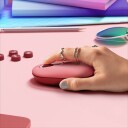 Logitech POP Mouse - Heartbreaker Rose - Mus - Optisk - 4 - Rød