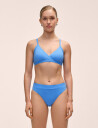 Casall Overlap Bikini Top - Blue - 34