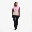 Revolutionrace Dame Overdeler Fleece & midlayers Canyon Half zip Pile Fleece Dame Bright Pink/Peyote S