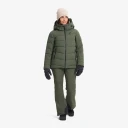 RevolutionRace Glint Insulated Ski Jacket Dame Kambaba Green Størrelse:3XL   Skalljakke Turjakke & Vindjakke