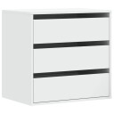  Kommode hvit 60x41x58 cm konstruert tre