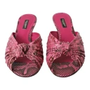 Dolce & Gabbana Dame Sko Rosa 38 EU,