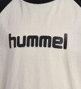 Hummel T skjorte   HmlJr   Marshmallow/Black   Hummel   7 8 år (122 128)   T skjorte Beige Hvit Svart