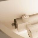 Lindby Gipsvegglampe Lucien, tre trinn, hvit