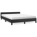 vidaXL Sengeramme hodegavl svart 180x200 cm 6FT Super King kunstskinn