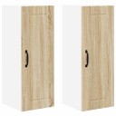  Kjøkkenskap 2 pcs Sonoma eik 30 x 31 x 80 cm Konstruert tre