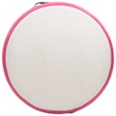  Oppblåsbar gymnastikkmatte med pumpe 100x100x20 cm PVC rosa