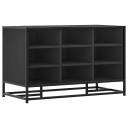  Skobenk svart 84x40x53,5 cm konstruert tre og metall 8721102842887