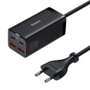 Baseus GaN3 Pro 100W USB-C og USB Vegglader Svart