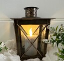 Gravlys Led lys med timer.