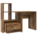  Skrivebord Gammelt tre 131.5 x 50 x 106.5 cm Konstruert tre