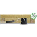 Nordtronic Uni Install downlight - Børstet alu, IP44, rett-i-isolasjon