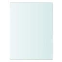 vidaXL Hyllepanel klart glass 20x15 cm