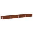 vidaXL Hevet Hagebed Rusten 320 x 40 x 24 cm papp