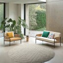 Runde tepper   Amberley Natural Cotton Shaggy off white Størrelse: Ø 200 cm