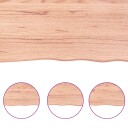 Vidaxl Benkeplate til bad lysebrun 60x50x2 cm behandlet heltre 3156107