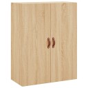  Veggskap sonoma eik 69,5x34x90 cm