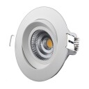 Designlight M-Penny Downlight 7 W vinklingsbar 6-pakning 3000 K 540 lm Belysning