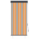 vidaXL Utendørs rullegardin 80x250 cm gul og blå