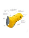 Regnfrakk Milford Yellow 35 cm Med Glidelås I Halsen