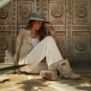 El Vaquero Dame Sko Beige 40 EU,