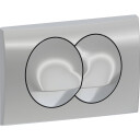 GEBERIT betjeningsplate 2-spyls trykknapp plast blank svart
