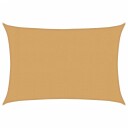  Solseil 160 g/m² rektangulær sand 3x4 m HDPE 4002039