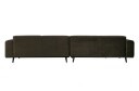 BePureHome Statement Modulær Sofa XL 4-seters. i Grønn velur