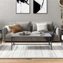 vidaXL Salongbord grå sonoma 80x50x35 cm konstruert tre