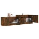 vidaXL TV-benk røkt eik 158,5x36x45 cm konstruert tre