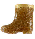 Sofie Schnoor Baby and Kids Perlask Rubber Boot W/O. Lining   Gold   25
