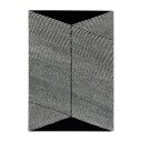NJRD Rectangles ullteppe svart 170x240 cm