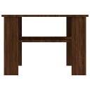 vidaXL Salongbord brun eik 60x60x42 cm konstruert tre