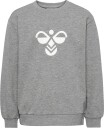 Hummel Collegegenser   hmlJr Reg Tukas   Grå Melert m. Logo   Hummel   7 8 år (122 128)   Collegegenser