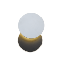 Norlux Algedi 331lm 2700K 30° 6,5W Hvit Dimbar Vegglampe med Touch