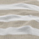 Essenza Stripet sengetøy 140x220 cm   Sengetøy i 100% myk musselin bomull   Striped Sand   Riviéra Maison sengetøy