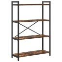  Bokhylle Røkt eik 80 x 30 x 118 cm Konstruert tre