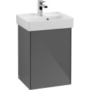 V&B Collaro Servantskap med 1 dør 41x34,4x54,6 cm u/lys Grå Høyglans