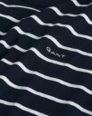 Gant Stripete t skjorte i bomull og lin EVENING BLUE M