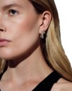 Tom Wood Jewellery Step Huggies Duo Cz Øredobber Sølv Og Gull  unisex