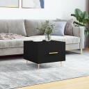 vidaXL Salongbord svart 50x50x40 cm konstruert tre