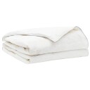 vidaXL Dyne FULDA 155 x 200 cm Sommer 100 GSM 90% Gjess Dun Hvit