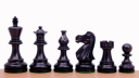 Sunrise Chess & Games Trebrikker Amerikansk Staunton svart 90 mm