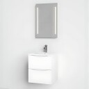 Vikingbad ELI 50 Slim Servantskap med BEA Servant Hvit Matt / 50cm